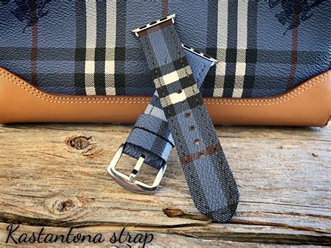 burberry rubber watch strap|authentic Burberry apple watch band.